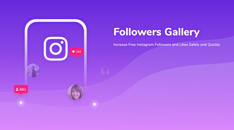 Use the followers' gallery to increase Instagram followers and likes